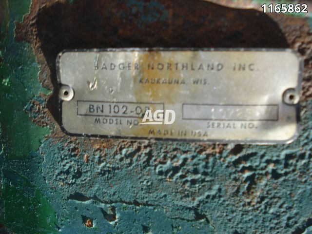 Manure Equipment  Badger BN102-08 Manure Pump Photo