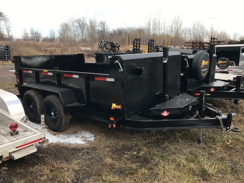 2024 Miska 7 Ton Dump Trailer with Barn Doors