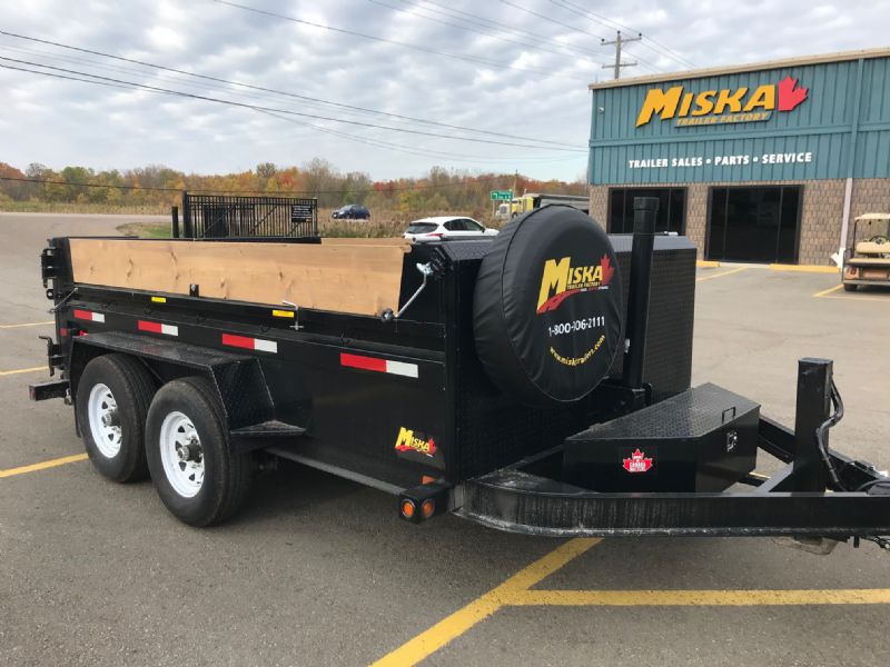 2024 Miska 7 Ton Contractor Dump Trailer