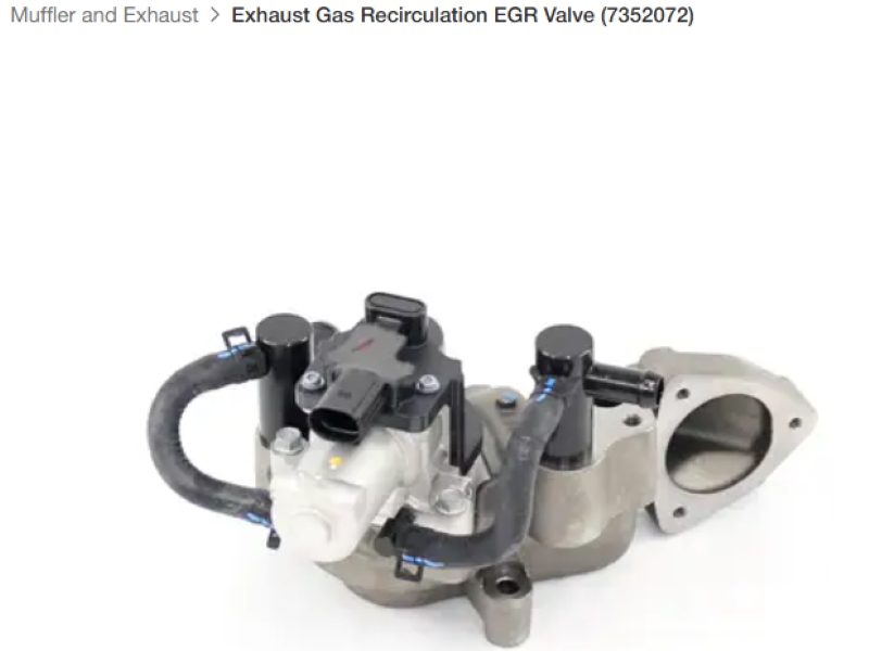 BOBCAT EXHAUST GAS RECIRCULATION EGR VALVE