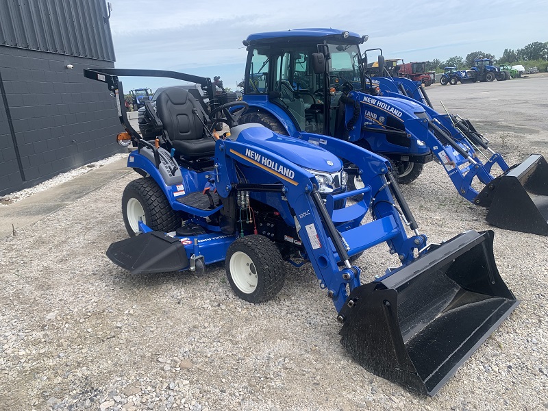2023 NEW HOLLAND WORKMASTER 25S TRACTOR WITH LOADER AND MOWER