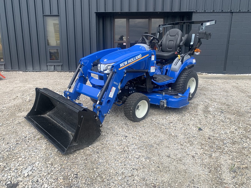 2023 NEW HOLLAND WORKMASTER 25S TRACTOR WITH LOADER AND MOWER