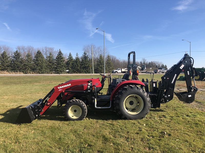 2022 YANMAR YT347 TRACTOR WITH LOADER AND BACKHOE