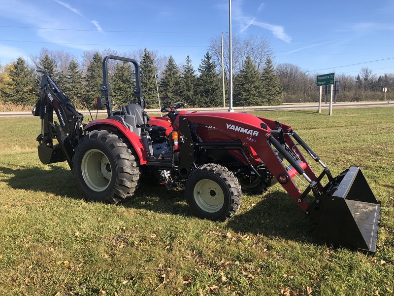 2022 YANMAR YT347 TRACTOR WITH LOADER AND BACKHOE