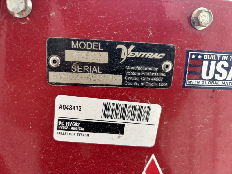 2022 VENTRAC RV602 VACUUM COLLECTION SYSTEM