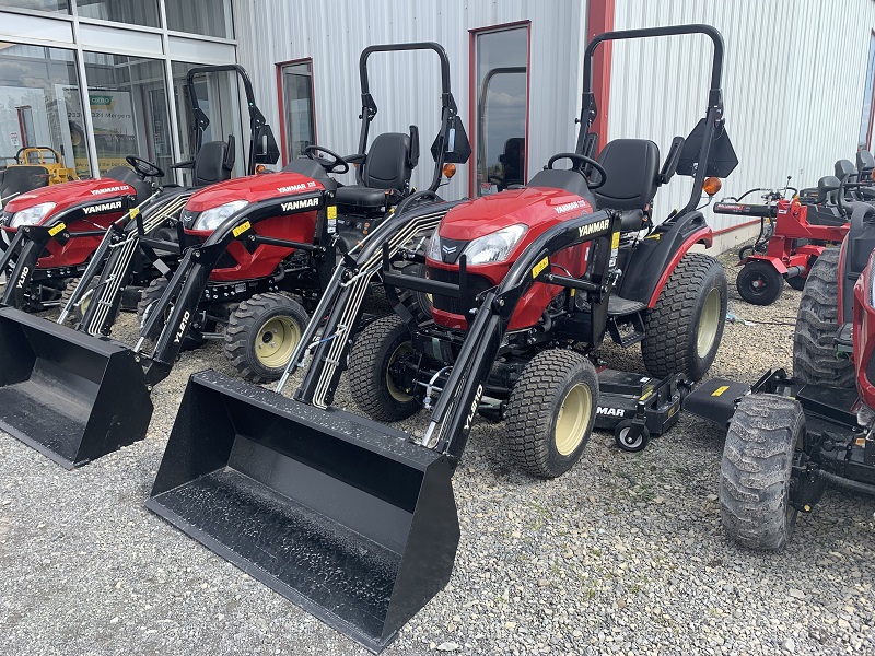2023 YANMAR SA325 TRACTOR WITH LOADER AND MOWER