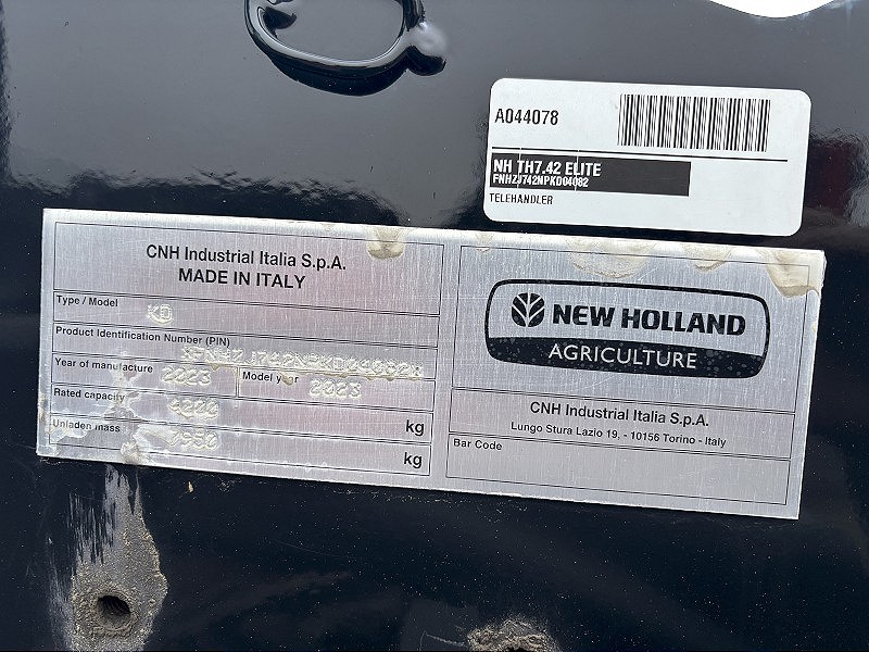 2024 NEW HOLLAND TH7.42 ELITE TELEHANDLER ***0% FOR 36 MONTHS***
