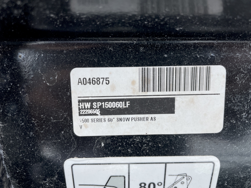 2021 HLA SNOW (HORST) SP1500 SERIES 60 INCH SNOW PUSHER