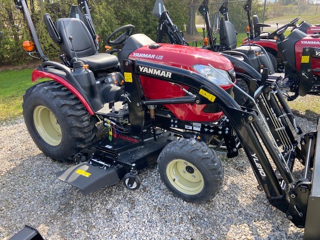 2023 YANMAR SA425 TRACTOR WITH LOADER AND MOWER
