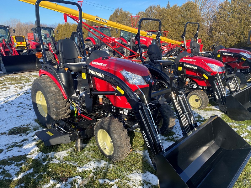 2023 YANMAR SA425 TRACTOR WITH LOADER AND MOWER