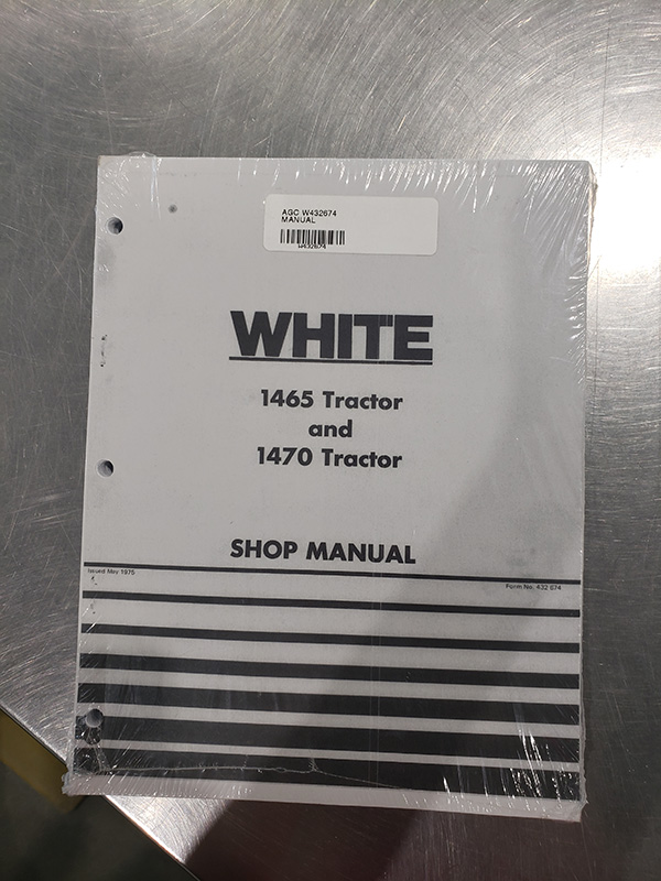 BRAND NEW SHOP MANUAL FOR WHITE 1465 AND 1470 TRACTOR