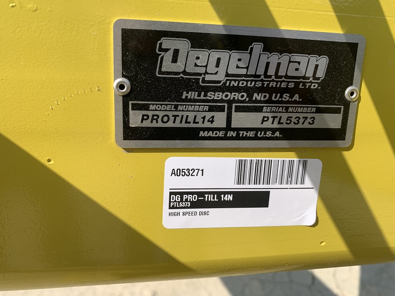 2023 DEGELMAN PRO-TILL 14 FOOT HIGH-SPEED DISC***SPECIAL DEMONSTRATOR PRICING***