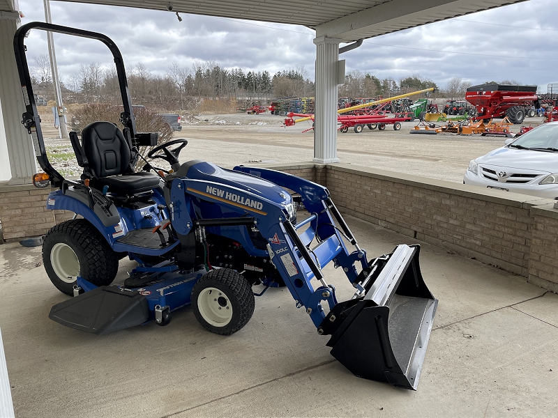 2024 NEW HOLLAND WORKMASTER 25S TRACTOR WITH LOADER AND MOWER