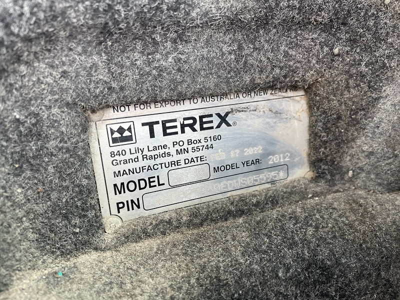 2012 TEREX PT-30 COMPACT TRACK LOADER