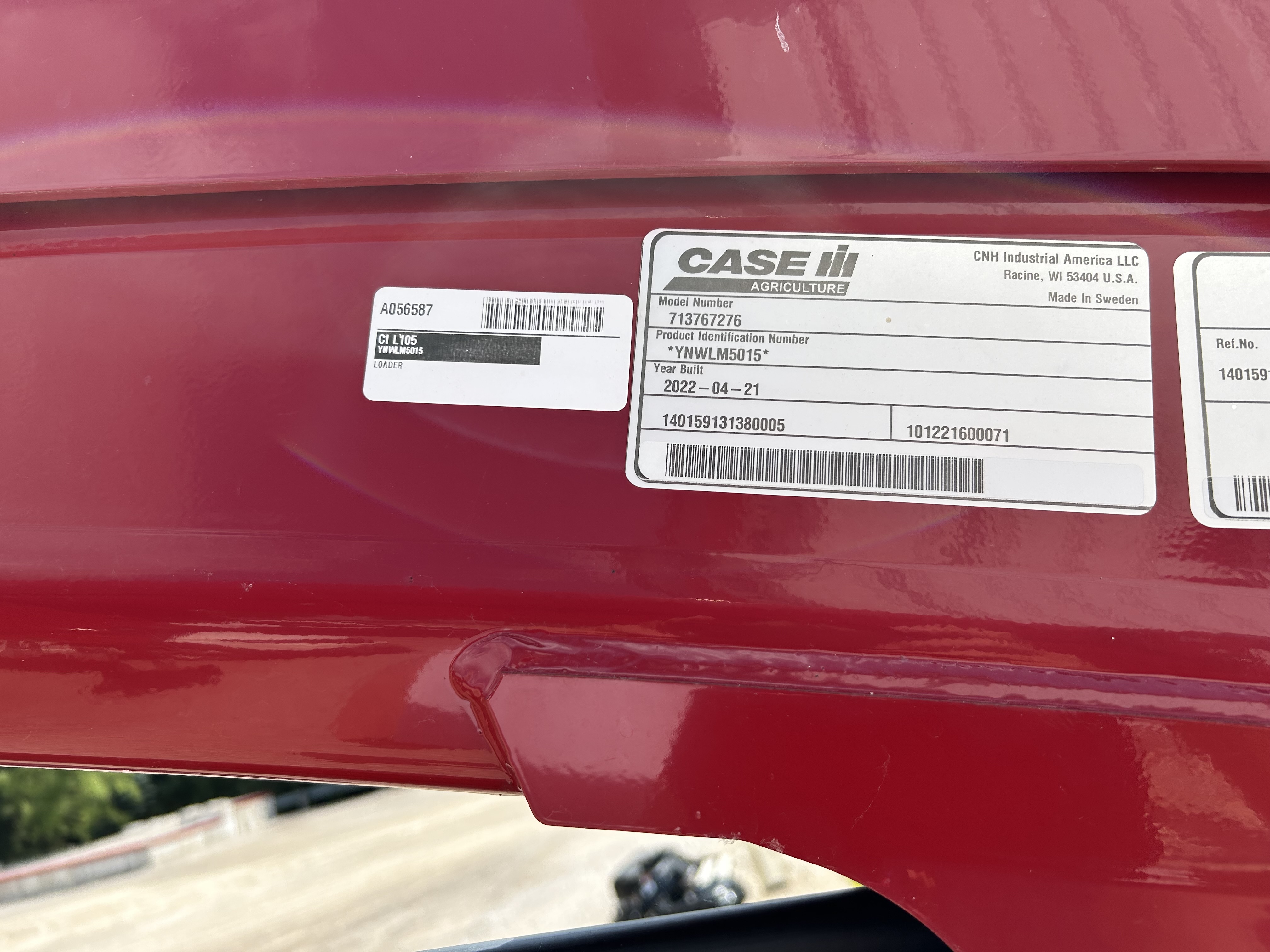 2023 CASE IH L105 MSL LOADER