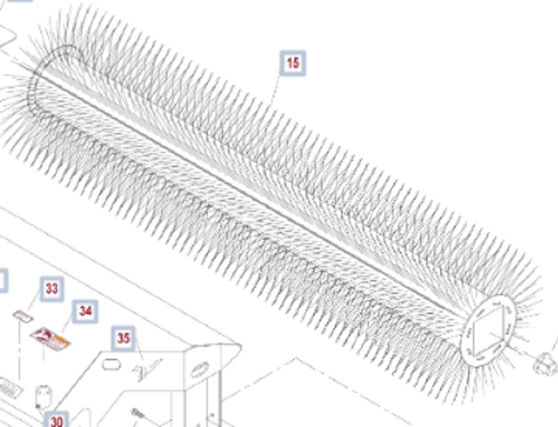 VENTRAC HB580 BRISTLE BRUSH