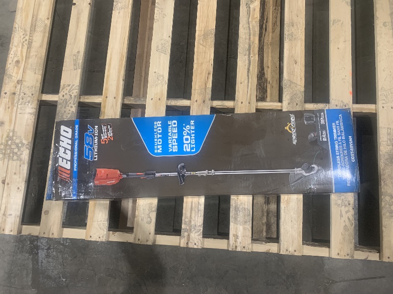 NEW ECHO 58V LITHIUM ION BATTERY POWERED TRIMMER