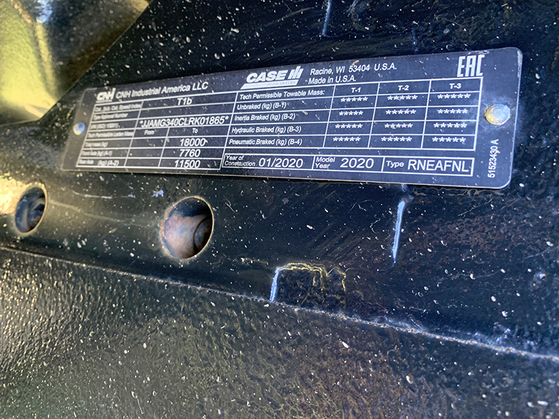 2020 CASE IH MAGNUM 340 AFS CONNECT TRACTOR***12 MONTH INTEREST WAIVER OR LEASE THIS TRACTOR***