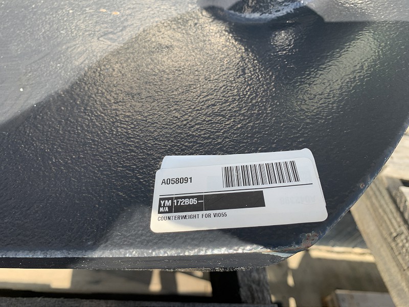2021 YANMAR COUNTERWEIGHT FOR VIO80 MINI EXCAVATOR