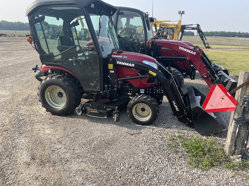2020 YANMAR SA324 TRACTOR WITH LOADER AND MOWER