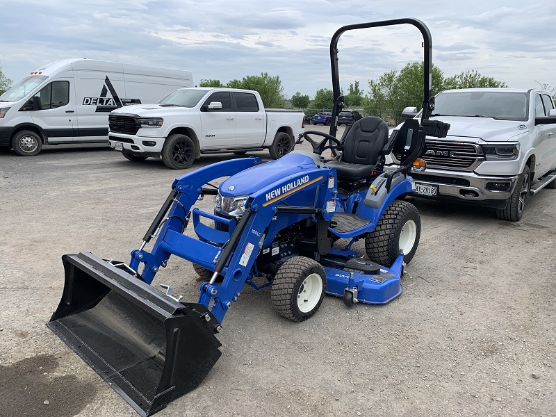 2024 NEW HOLLAND WORKMASTER 25S TRACTOR WITH LOADER AND MOWER