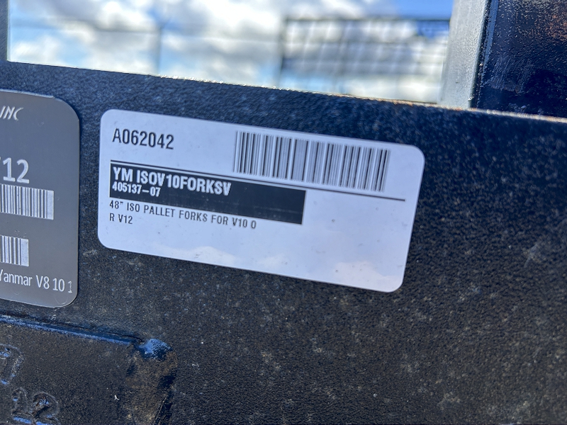 2023 YANMAR CLASS 3 PALLET FORKS