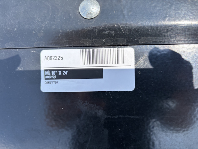 2023 LAB WELDING 10 INCH X 24 FOOT BELT CONVEYOR