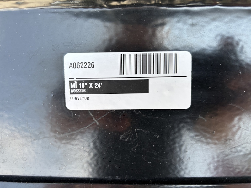 2023 LAB WELDING 10 INCH X 24 FOOT BELT CONVEYOR