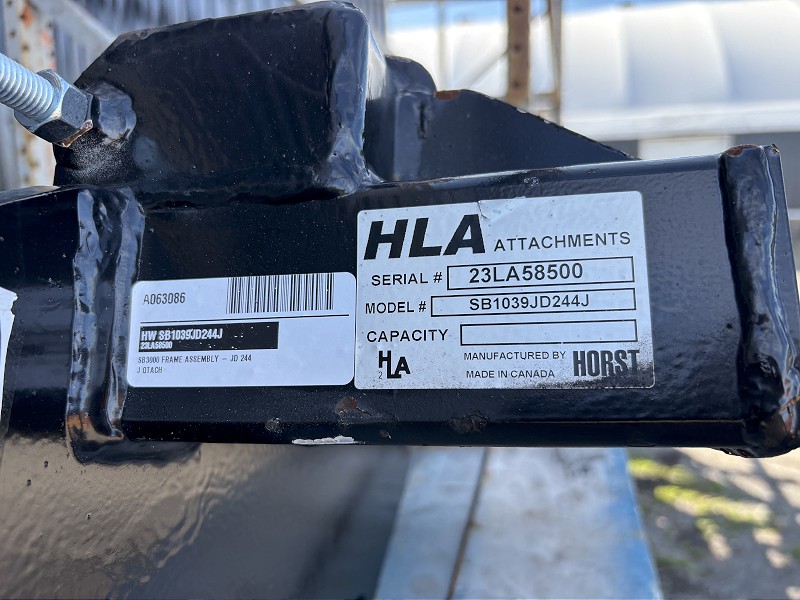 2023 HLA SNOW (HORST) SB1039JD244J SNOW PUSHER BOLT ON KIT