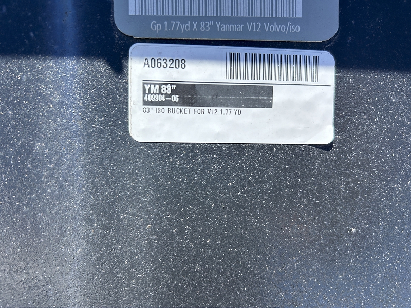 2023 YANMAR 83 INCH ISO GENERAL PURPOSE BUCKET