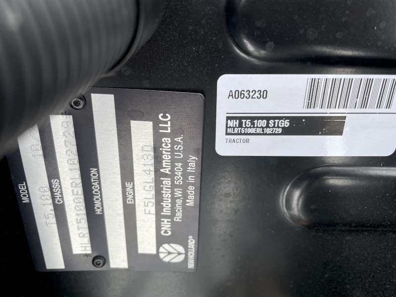 2025 NEW HOLLAND T5.100 DUAL COMMAND TRACTOR