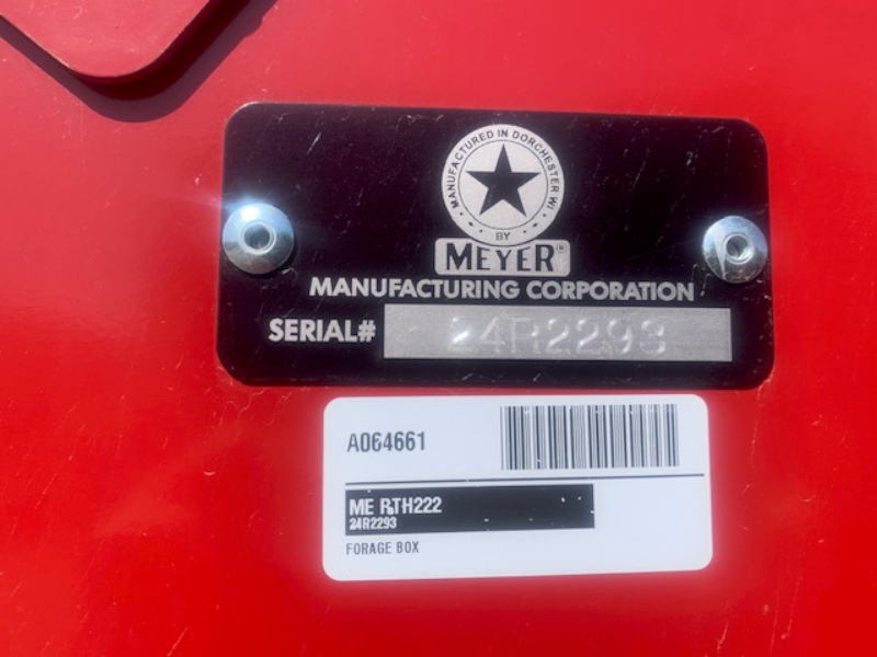 2024 MEYER MANUFACTURING RTH222-C FORAGE BOX