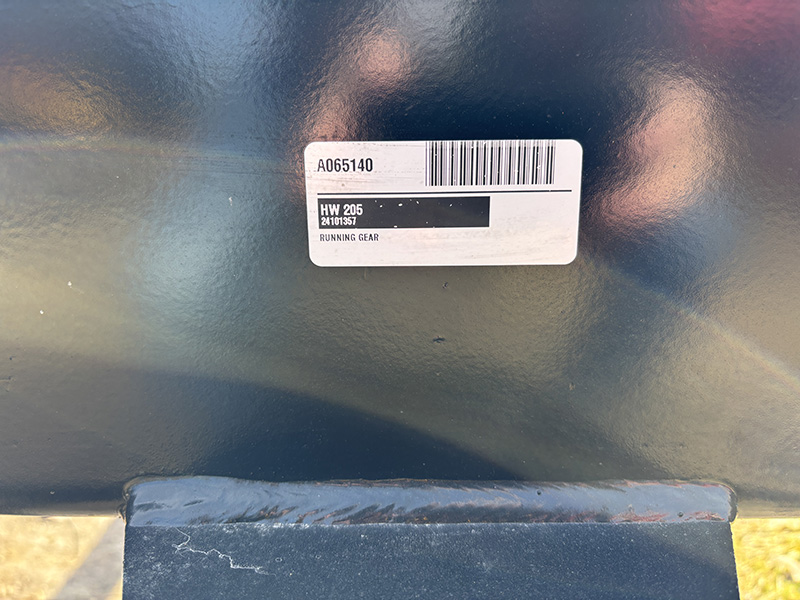 2024 HORST 205 RUNNING GEAR