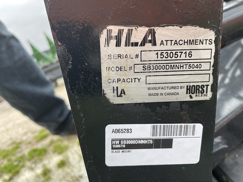 2015 HORST WELDING 3000 SERIES BLADE MOUNT