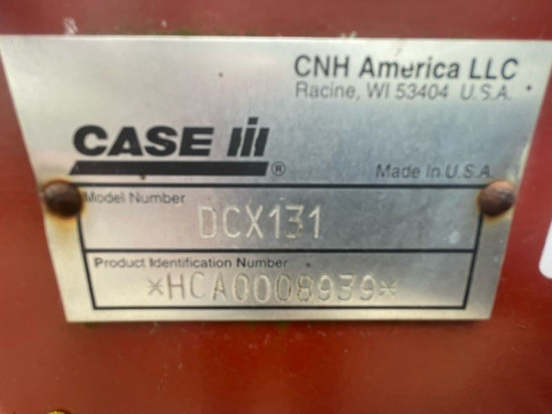 2006 CASE IH DCX131 DISC MOWER CONDITIONER