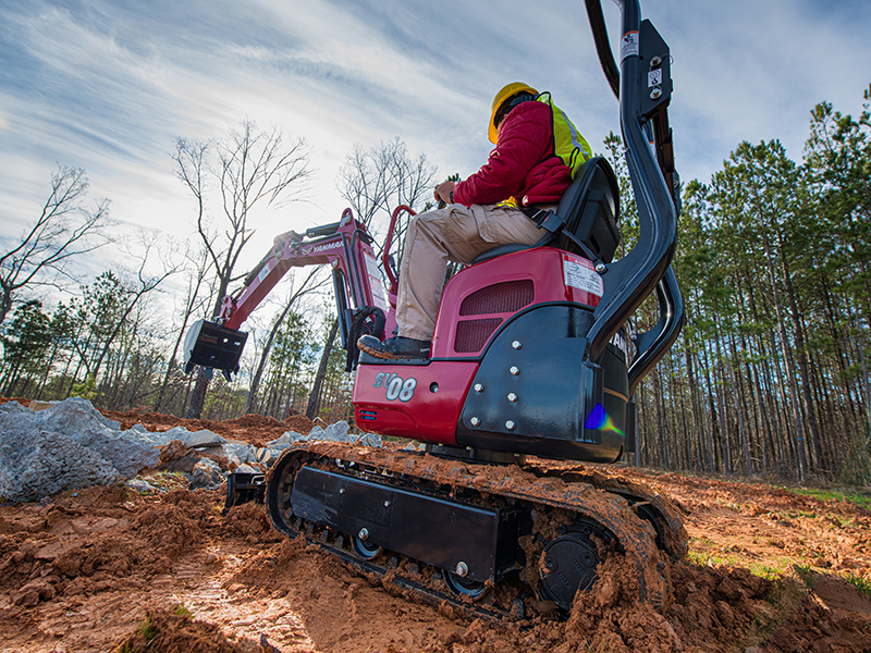 2023 YANMAR SV08 MINI EXCAVATOR