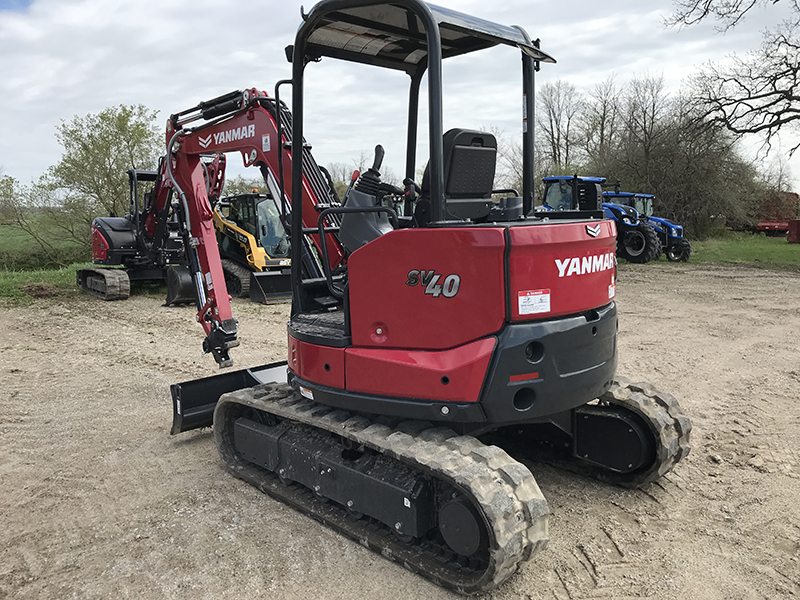 2023 YANMAR SV40 MINI EXCAVATOR