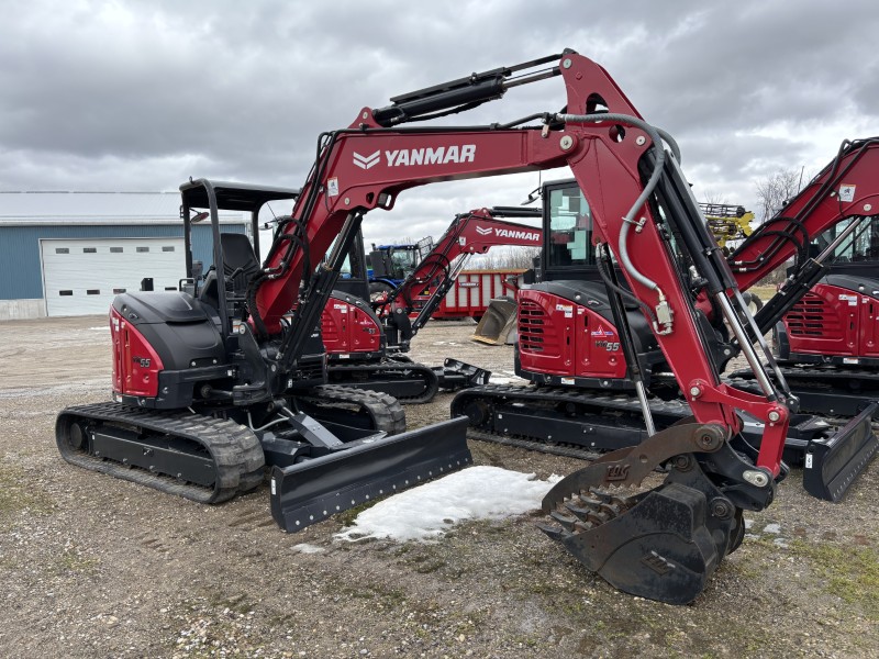 2023 YANMAR VIO55-6A-AB MINI EXCAVATOR WITH ANGLE BLADE