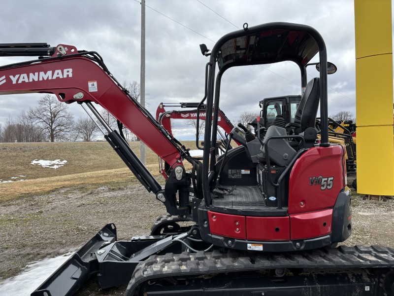 2023 YANMAR VIO55-6A-AB MINI EXCAVATOR WITH ANGLE BLADE