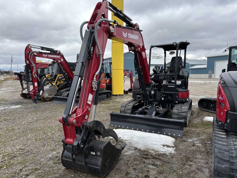 2023 YANMAR VIO55-6A-AB MINI EXCAVATOR WITH ANGLE BLADE