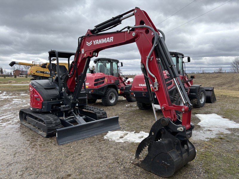 2023 YANMAR VIO55-6A MINI EXCAVATOR WITH BLADE