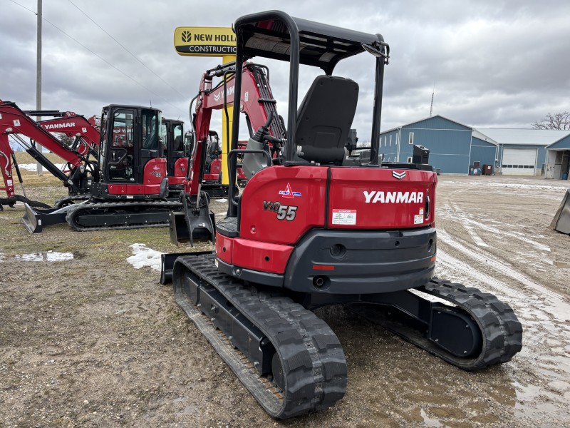 2023 YANMAR VIO55-6A MINI EXCAVATOR WITH BLADE