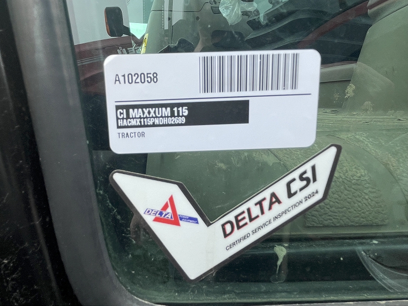 2022 CASE IH MAXXUM 115***12 MONTH INTEREST WAIVER OR LEASE THIS TRACTOR***