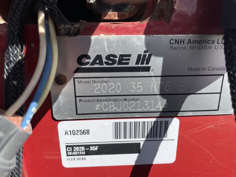 2007 CASE IH 2020-35F HEADER COMBINE