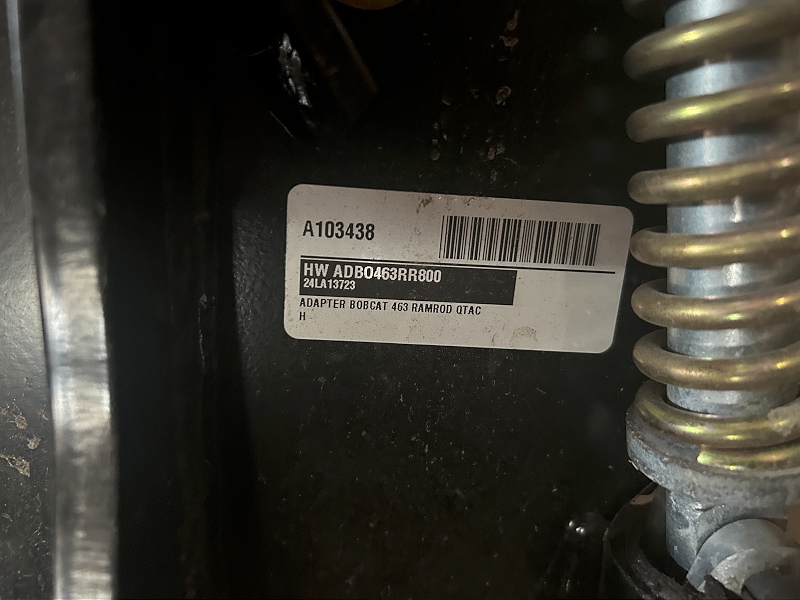 2024 HLA ATTACHMENTS (HORST) 463 MINI QUICK ATTACH ADAPTOR