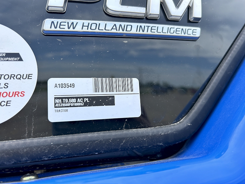 2025 NEW HOLLAND T9.580 PLMI 4WD TRACTOR