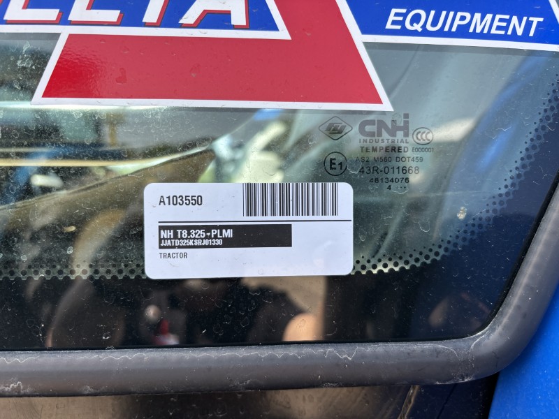 2025 NEW HOLLAND T8.325 PLMI TRACTOR