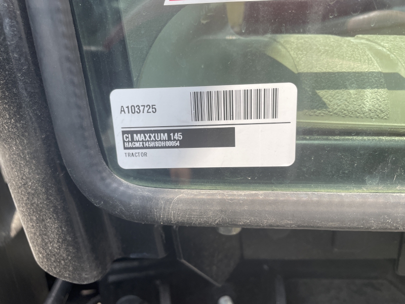 2025 CASE IH MAXXUM 145 CVXDRIVE TRACTOR