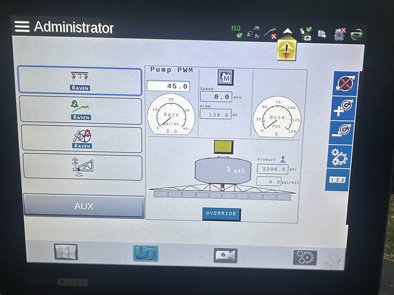 2019 NEW HOLLAND GUARDIAN SP.410F SELF PROPELLED FRONT BOOM SPRAYER