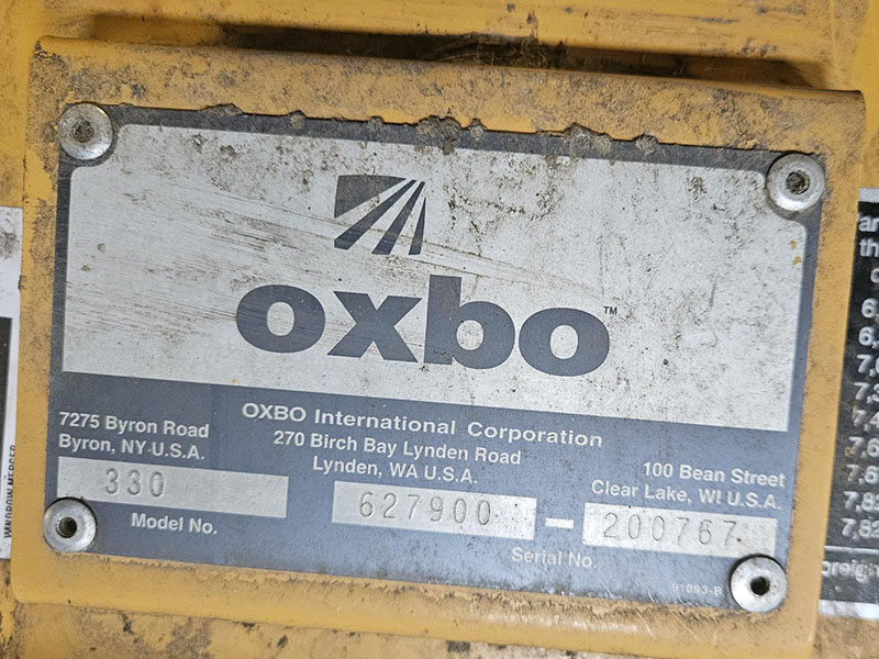 2015 OXBO 330 TRIPLE HAY MERGER